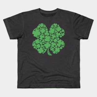 lucky clover st patricks day Kids T-Shirt